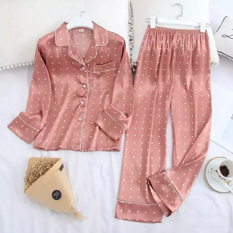Pyjama Satin Rose