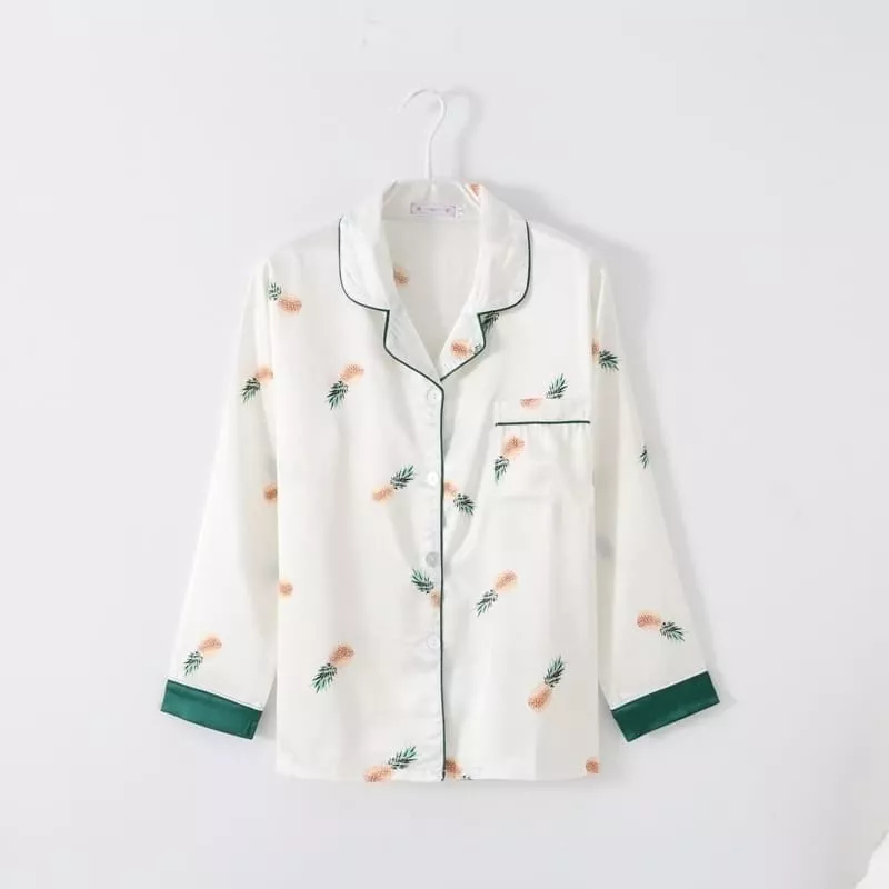 Ensemble Pyjama Satin Ananas