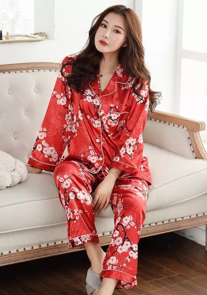 Pyjama Rouge Satin