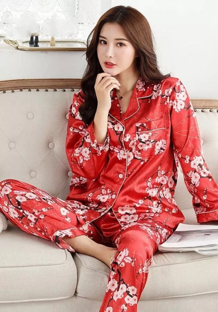 Pyjama Rouge Satin